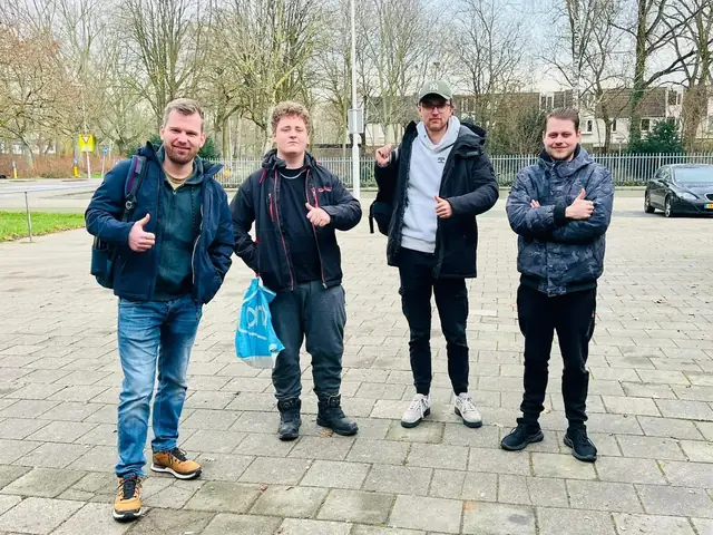 Geslaagde cursisten van 123Vrachtwagen